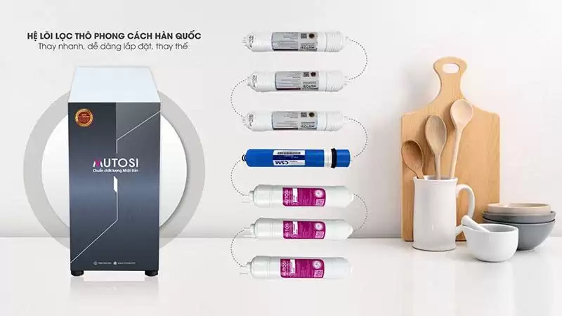 Máy lọc nước để gầm 7 lõi MP-371U