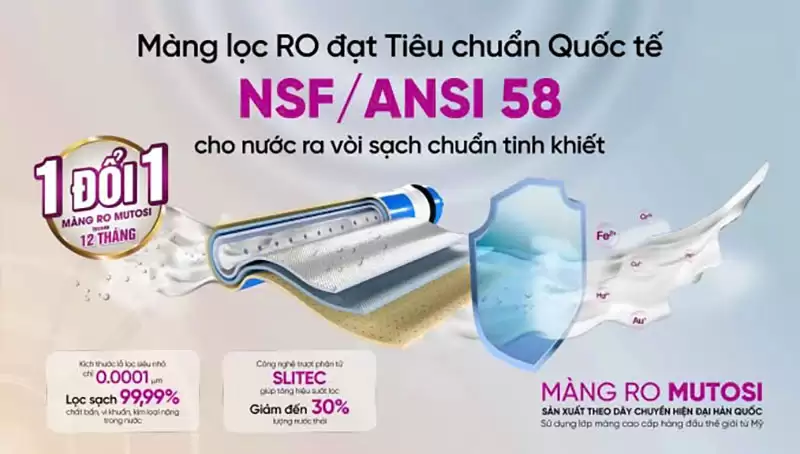 Máy lọc nước Nóng Lạnh Nguội 10 lõi MP-6102HC-ECO