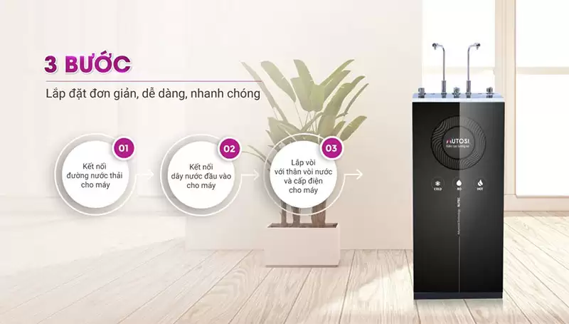 Máy lọc nước Nóng Lạnh Nguội 10 lõi MP-C102-MHC