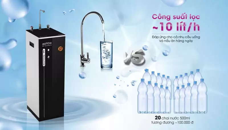 Máy lọc nước Nóng Nguội 9 lõi MP-592H-BK