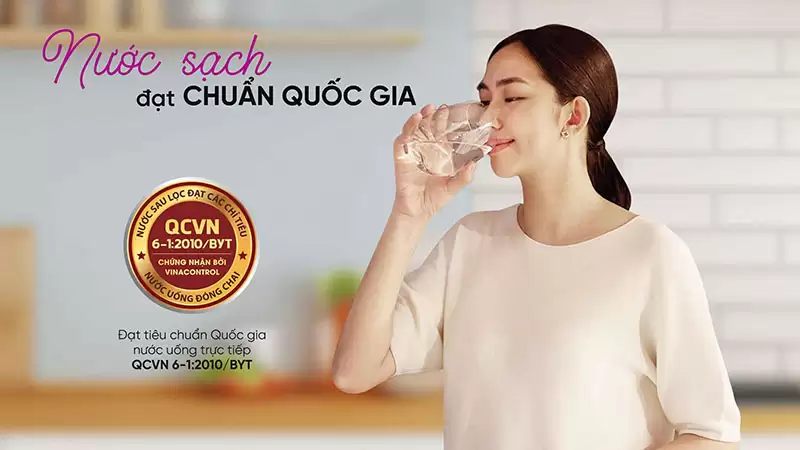 Máy lọc nước để gầm lõi thay nhanh Mutosi MP-U60N