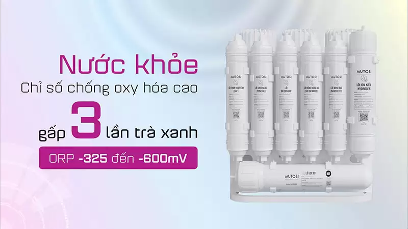 Máy lọc nước để gầm Mutosi MP-U106H