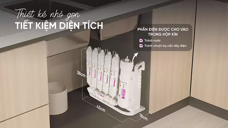 Máy lọc nước để gầm 10 lõi MP-U1368