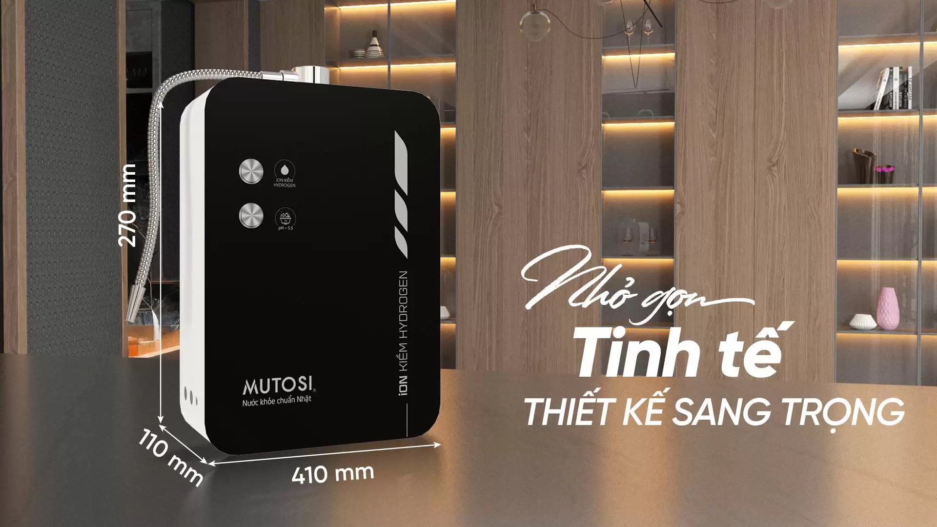 Máy điện giải ion kiềm hydrogen Mutosi MD-T168