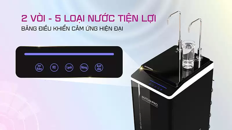 Máy Lọc Nước Điện Giải Ion Kiềm Hydrogen Mutosi MP-99PRO