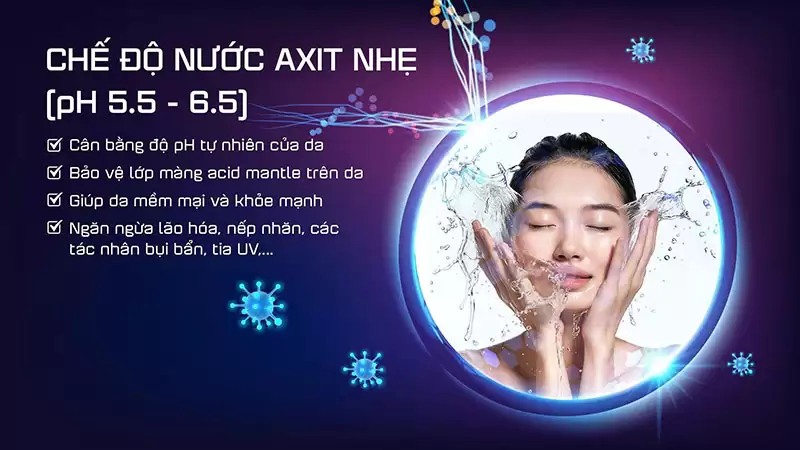 Máy Lọc Nước ĐIỆN GIẢI iON Kiềm Hydrogen Nóng Lạnh Nguội Mutosi MP-P68K