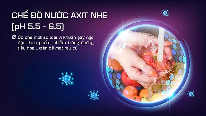 Máy Lọc Nước ĐIỆN GIẢI iON Kiềm Hydrogen Nóng Lạnh Nguội Mutosi MP-P68K